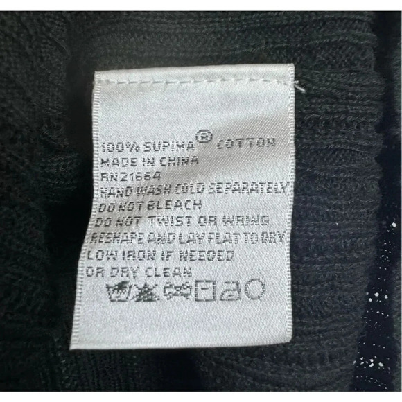 Foxcroft Women’s Size XXL Cable Knit Vest Top Green Supima Cotton Round Neck NWT - Picture 7 of 9